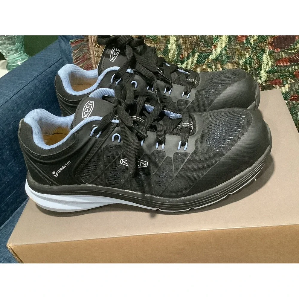 KEEN Vista Energy Work Sneaker Black Size Womens 8.5 M